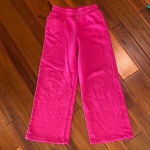 GAP Vibrant Pink Kids Sweatpants like new